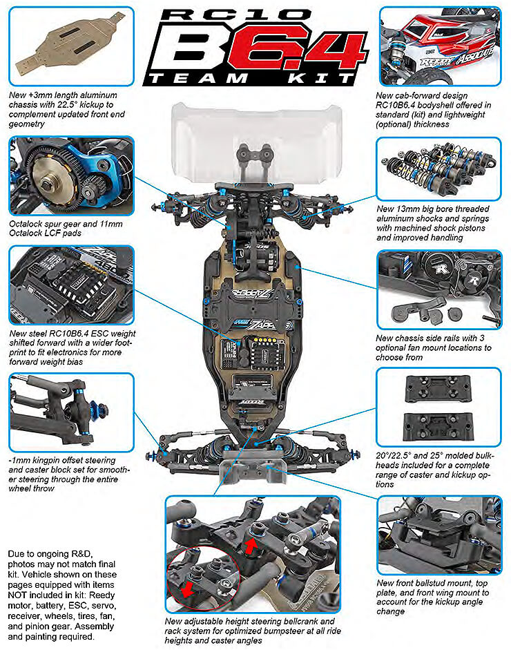 TEAM ASSOCIATED B74.2 TEAM KIT - AS90036